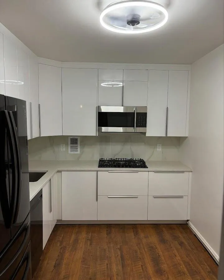 Renovated kitchen with quartz countertops in Gustine